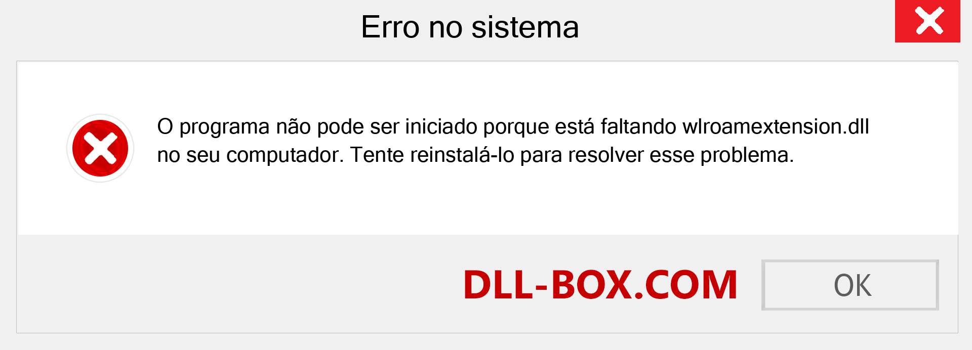 Arquivo wlroamextension.dll ausente ?. Download para Windows 7, 8, 10 - Correção de erro ausente wlroamextension dll no Windows, fotos, imagens